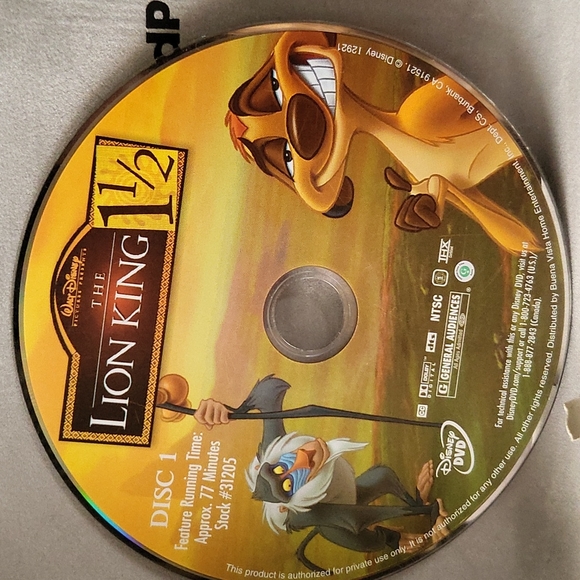 The Lion King 1 1/2 (Disk Only) - Picture 1 of 3
